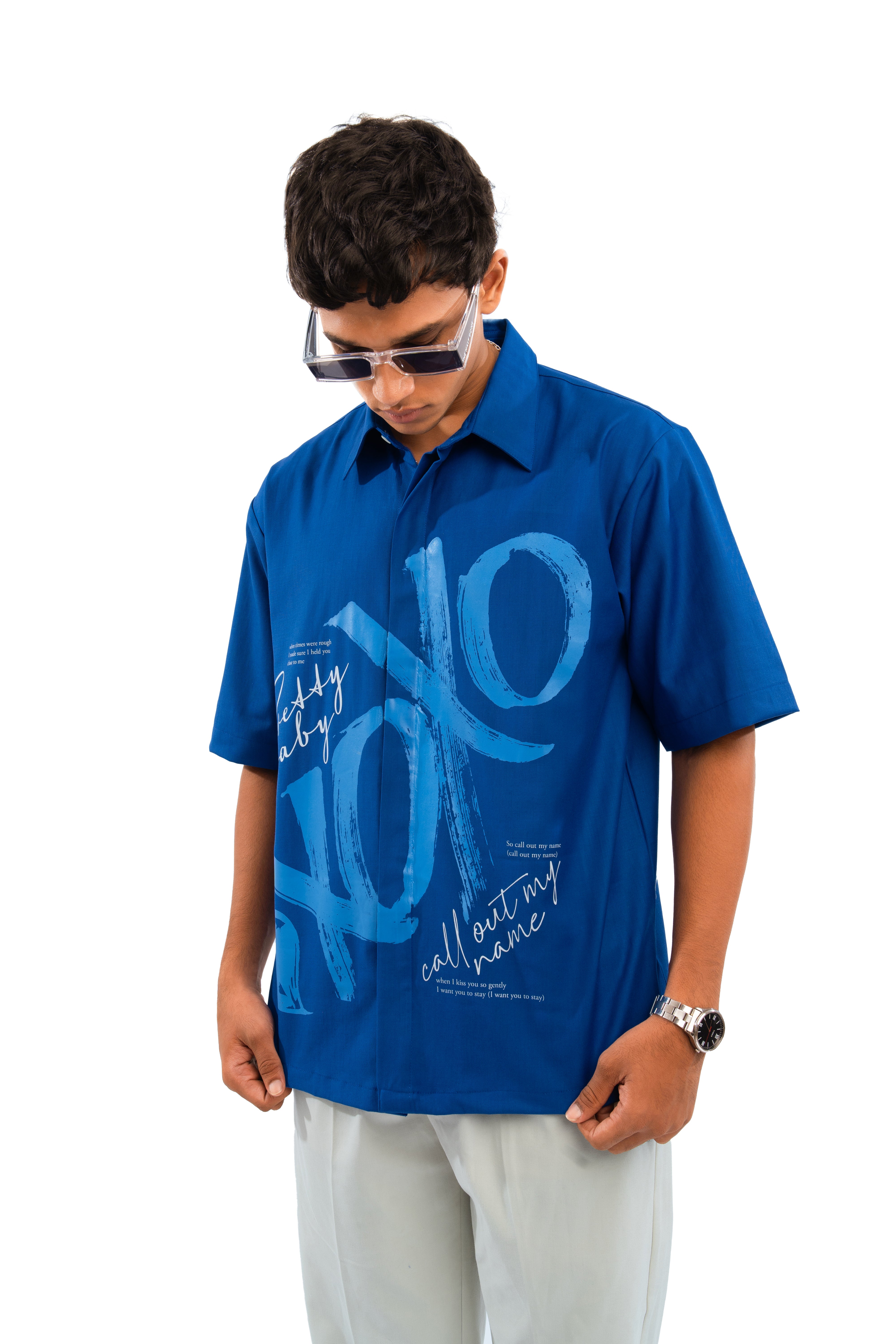 XOXO shirt - Royal blue