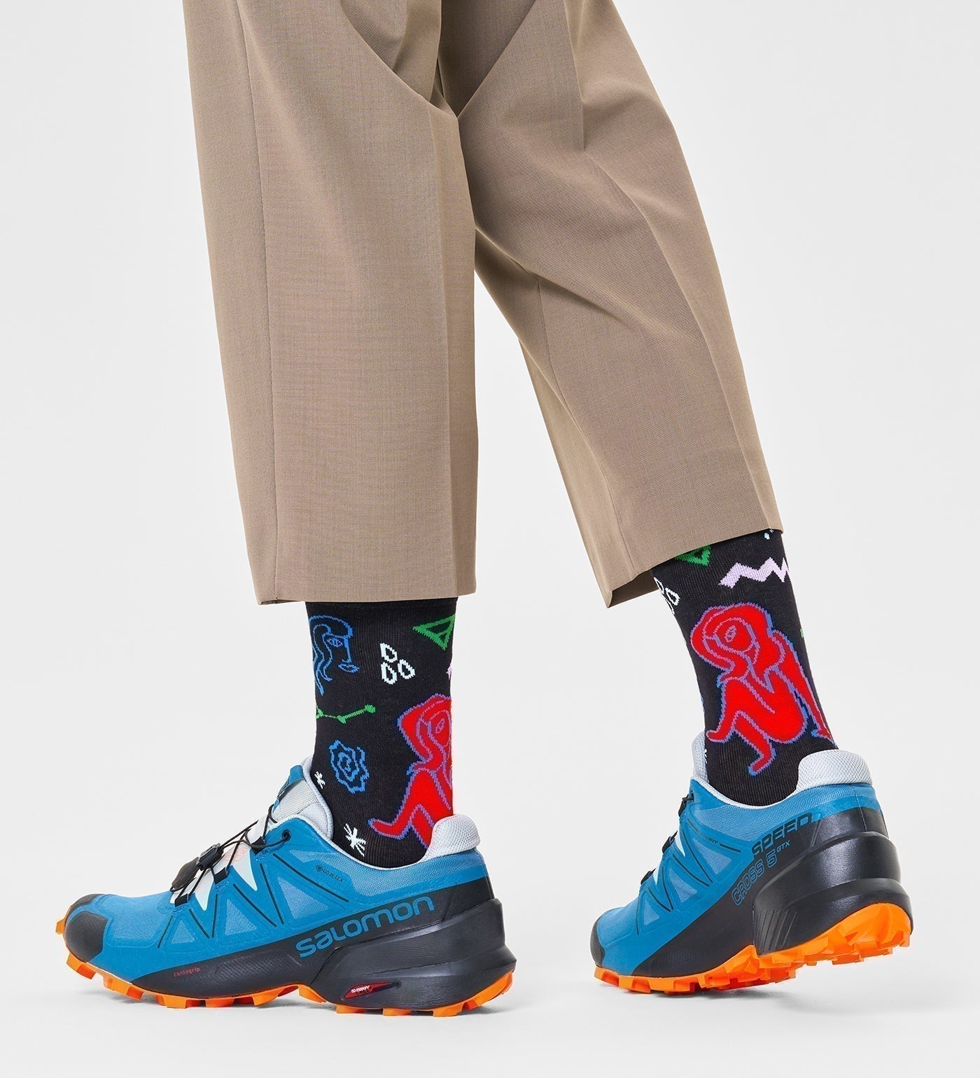 Happy Socks Unisex Virgo Crew Length Socks for Women and Men 36-40