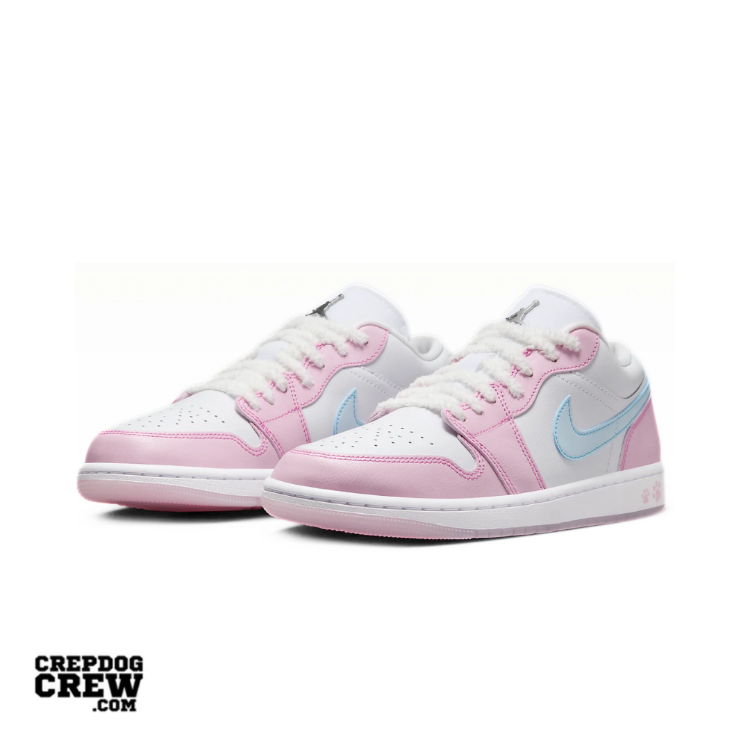 Jordan 1 Low SE Paw Print Pink Foam (W)