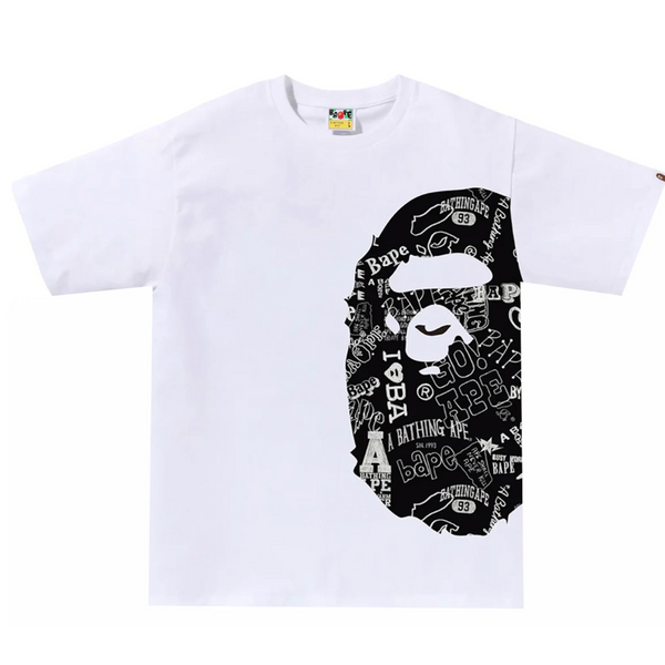 BAPE Neon Side hot Big Ape Head Black TeenMens