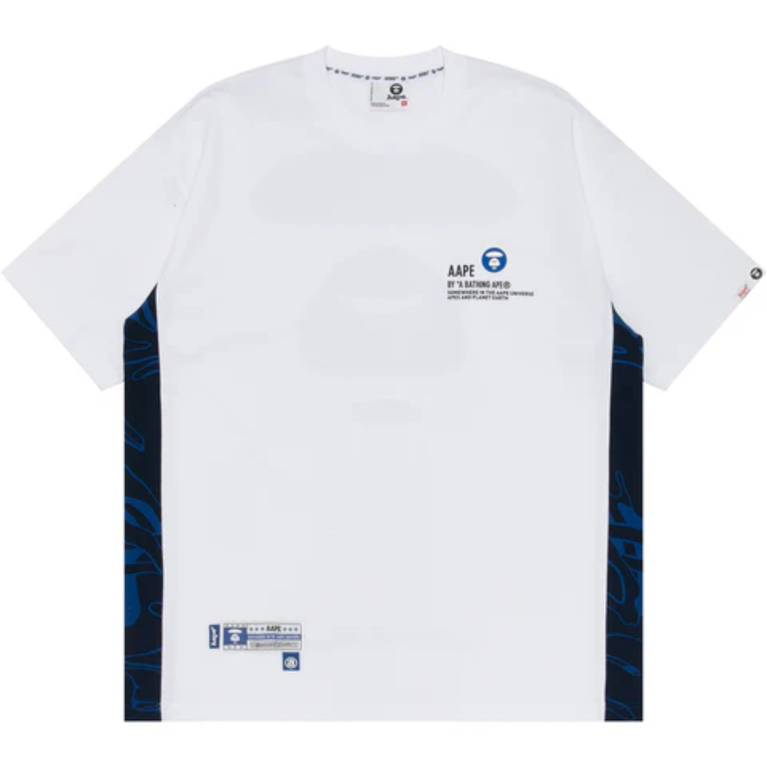 A BATHING APE MOONFACE LOGO TEE