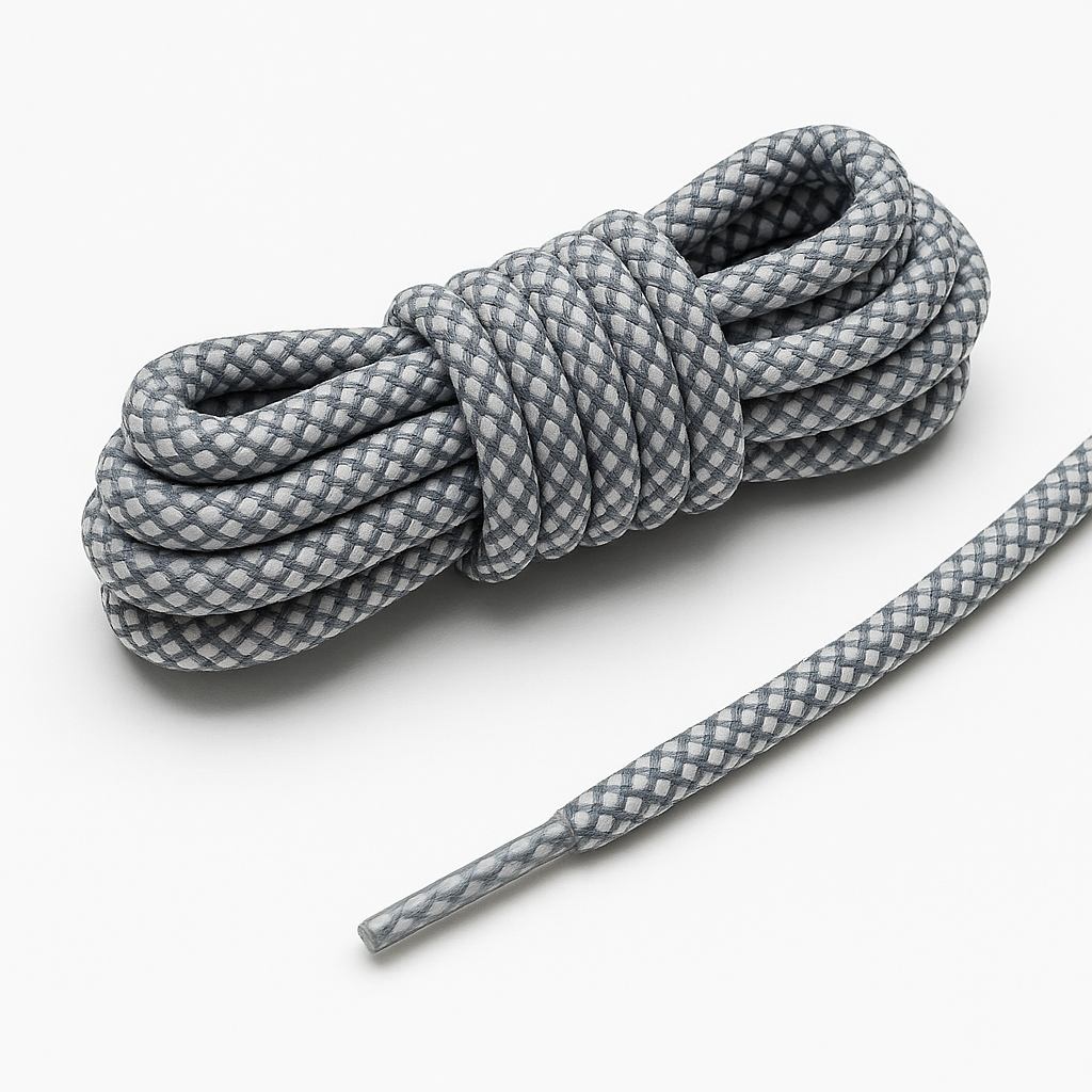 Critical White Reflective Shoelaces | Yeezy Laces, Nike Laces By KNOTTY
