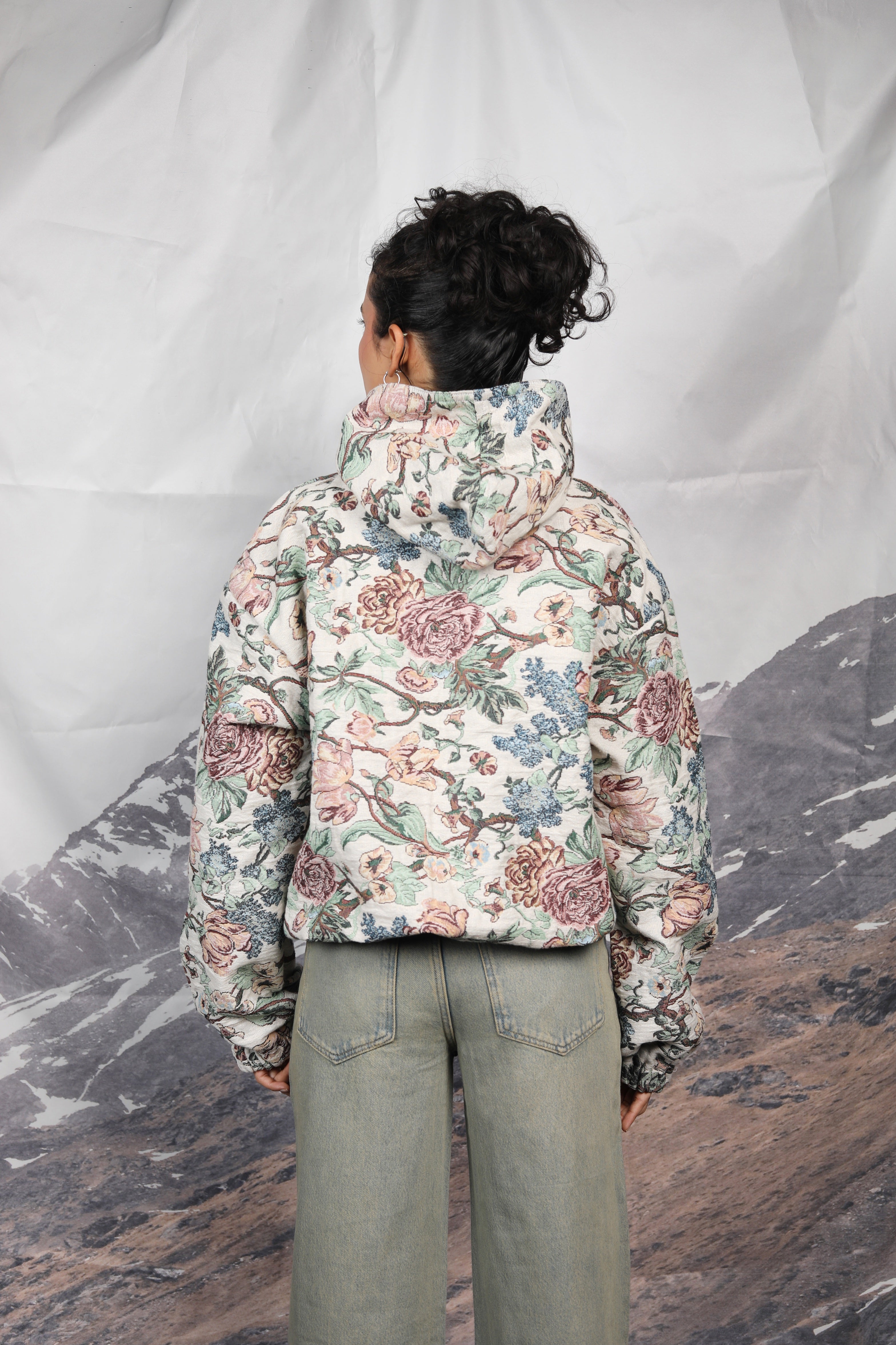 FLORAL JACQUARD HOODIE 2.0