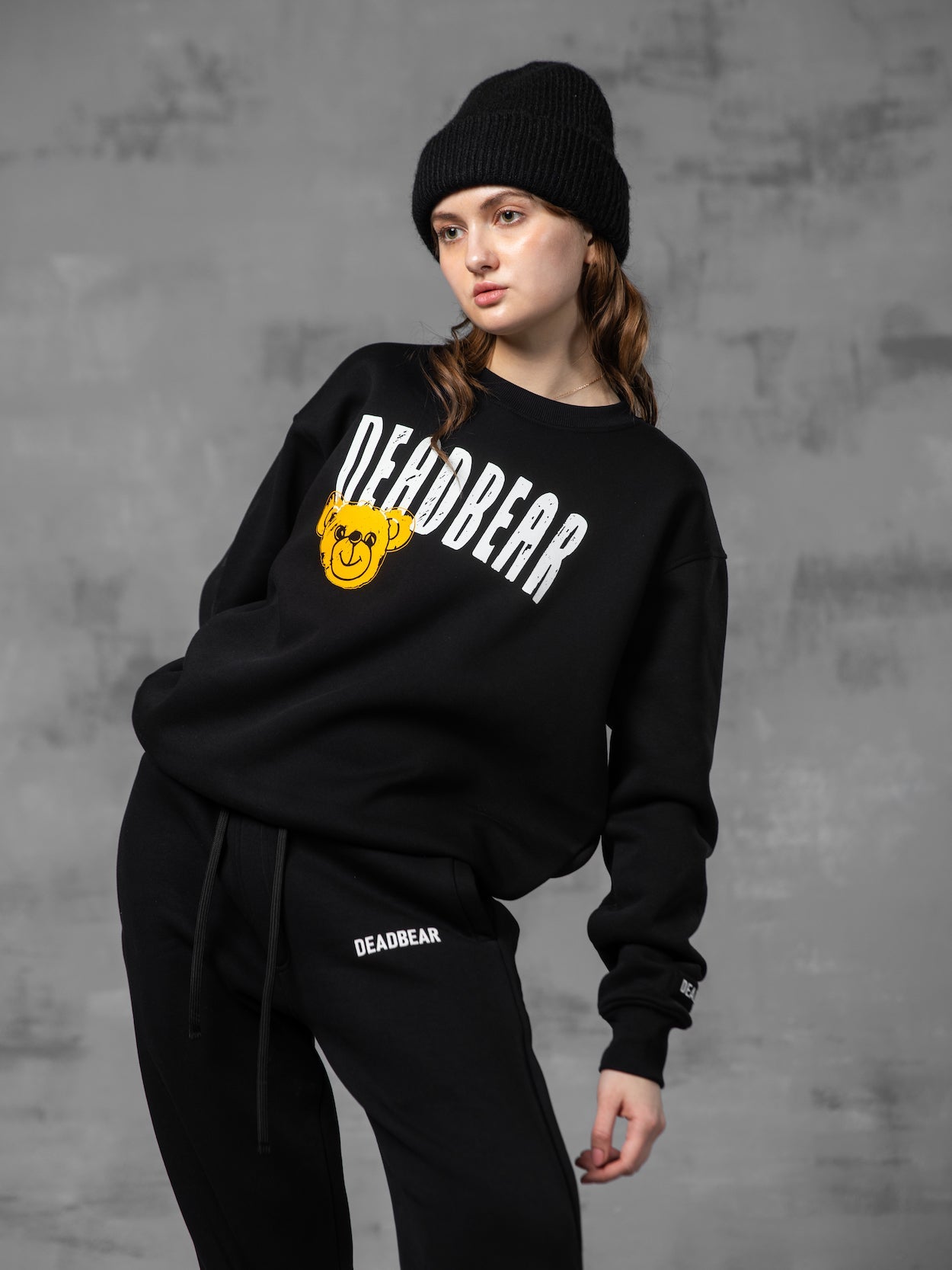 Black Graphic Sweatshirt