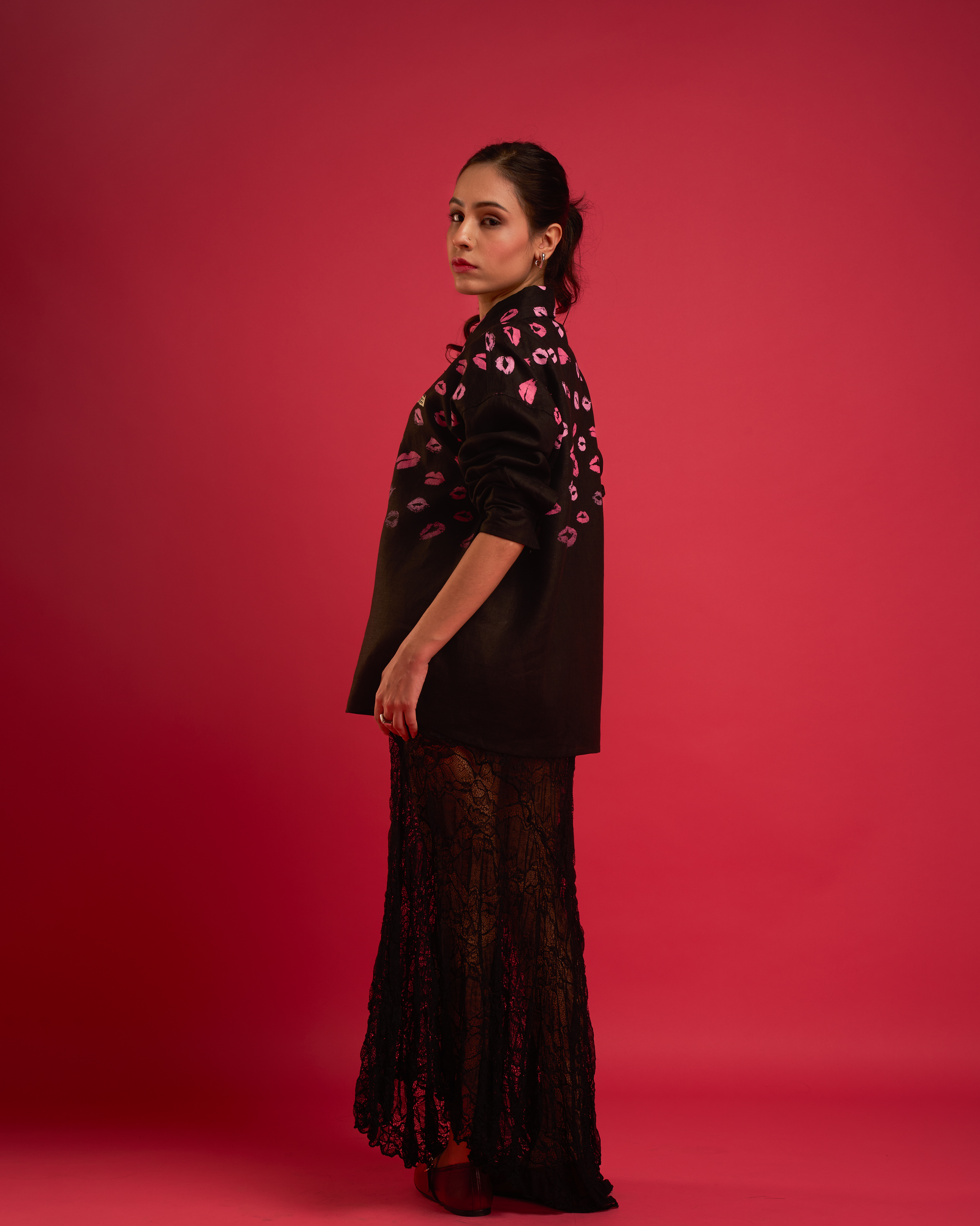 Kissed Linen | Black