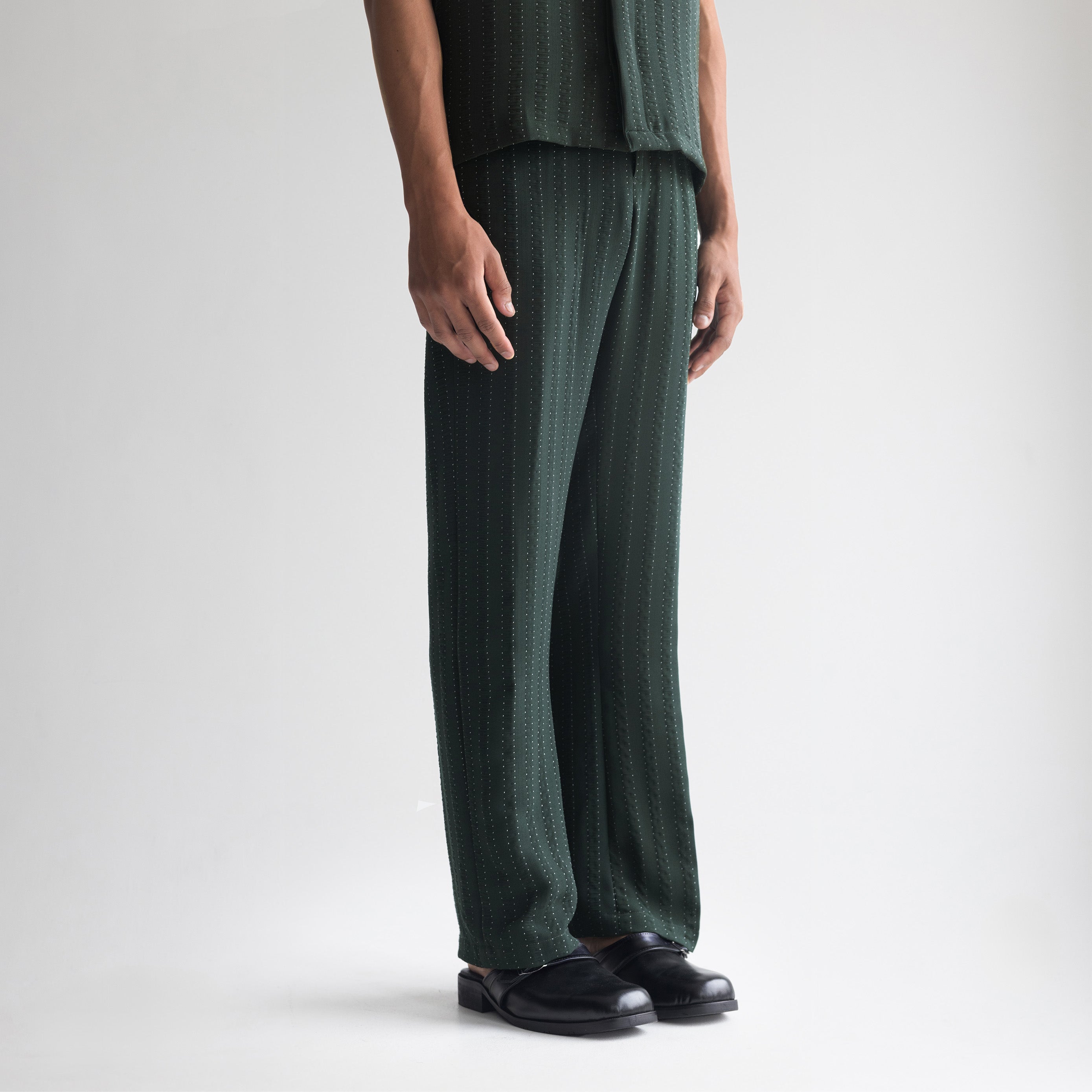 PINSTRIPE YAMAZAKI PANTS