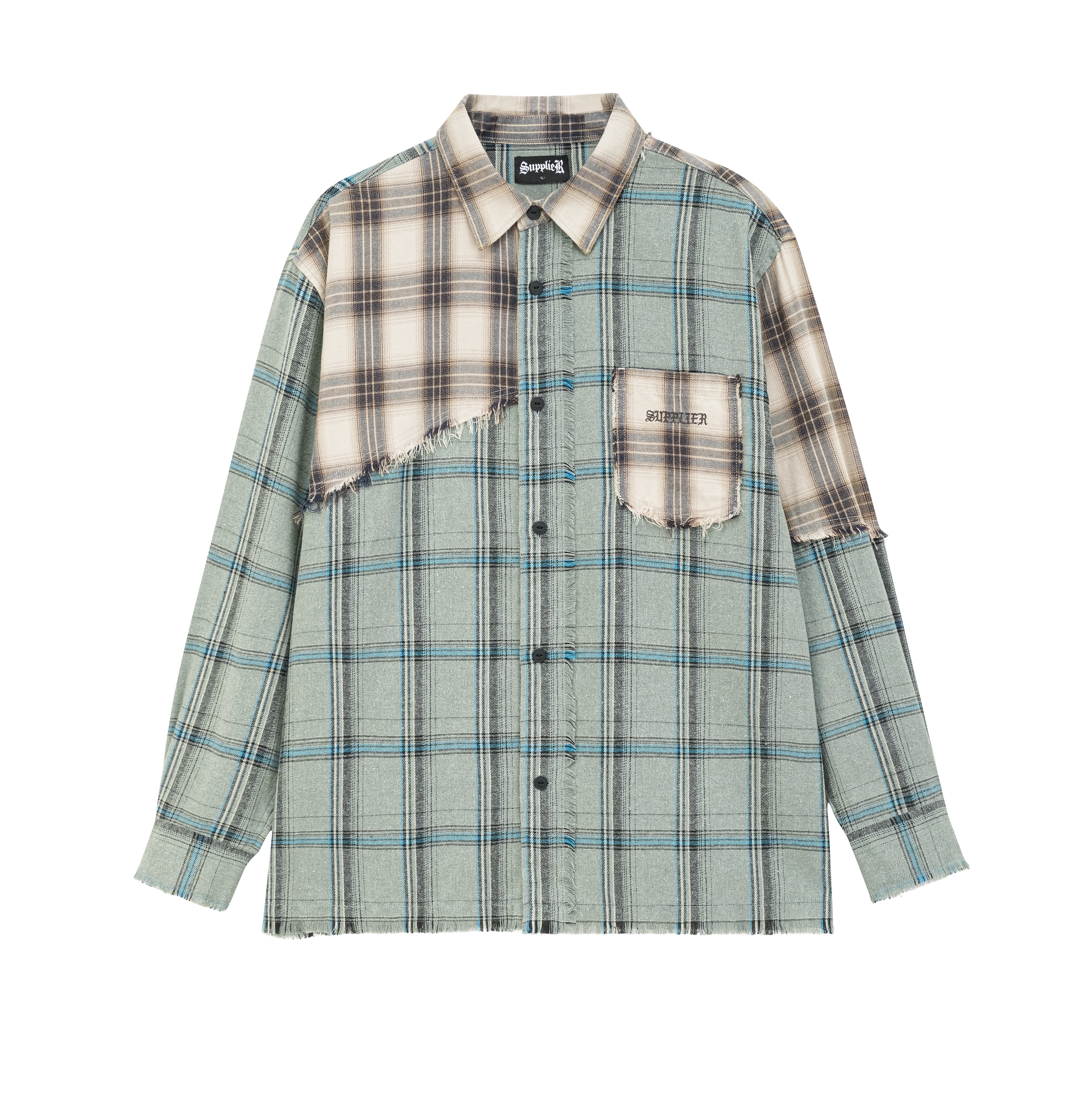 SWITCHING VINTAGE CHECK SHIRT