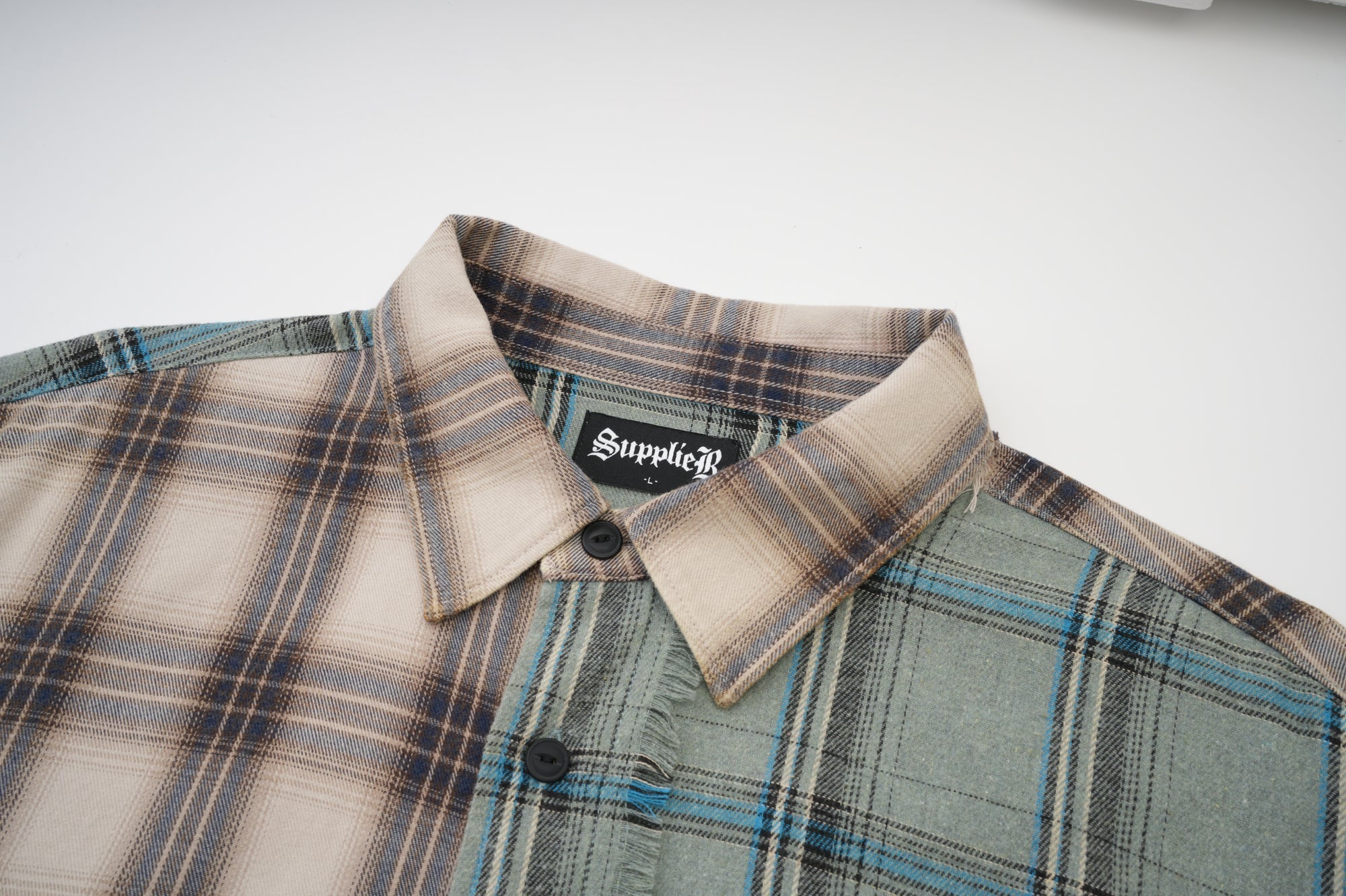 SWITCHING VINTAGE CHECK SHIRT