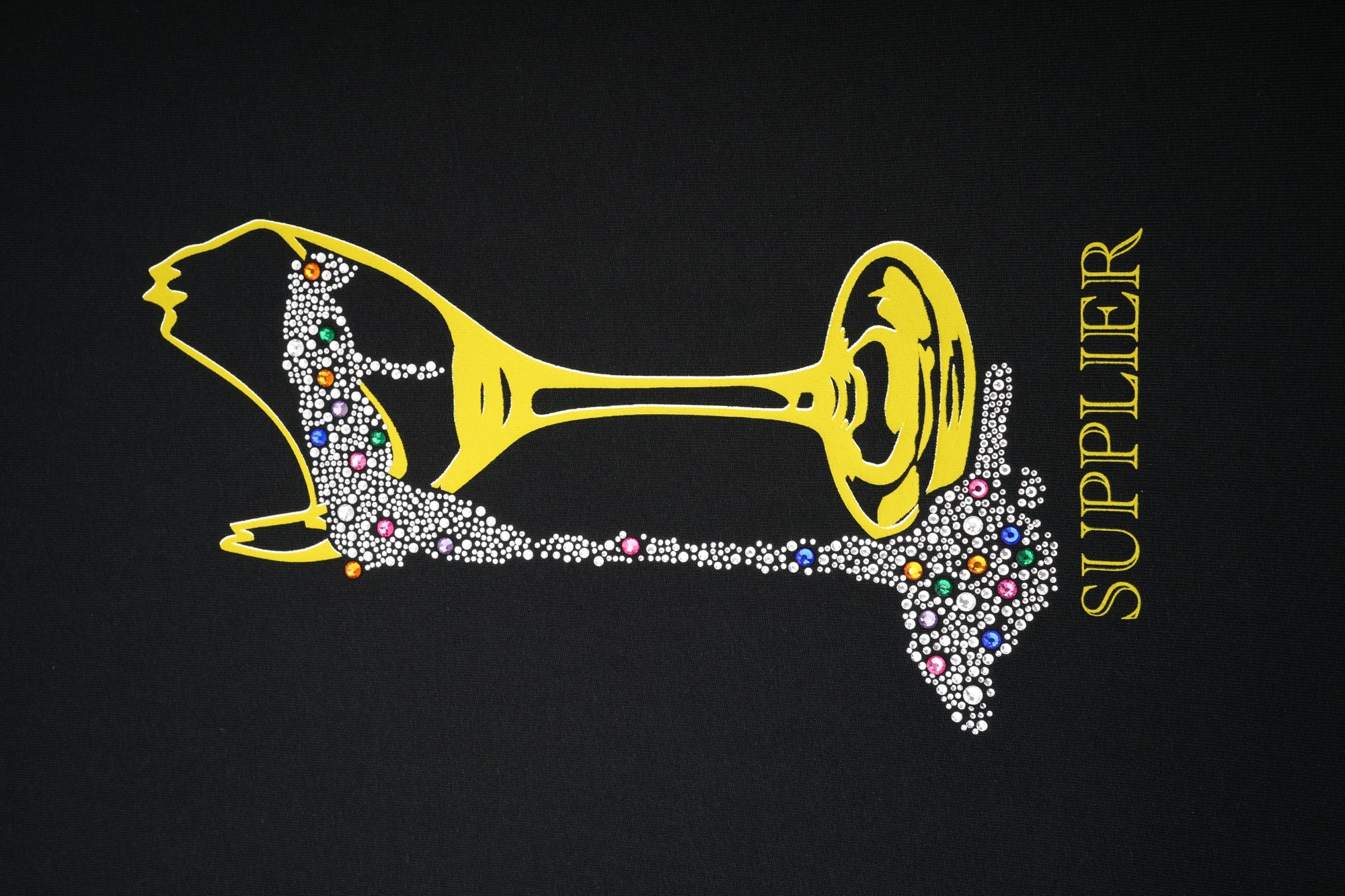 RHINESTONE GLASS TEE