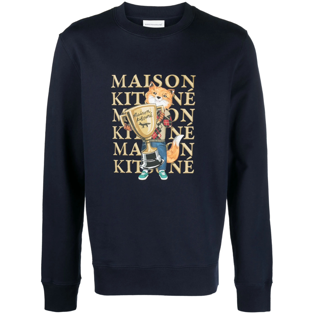 Maison Kitsuné Fox Champion cotton sweatshirt