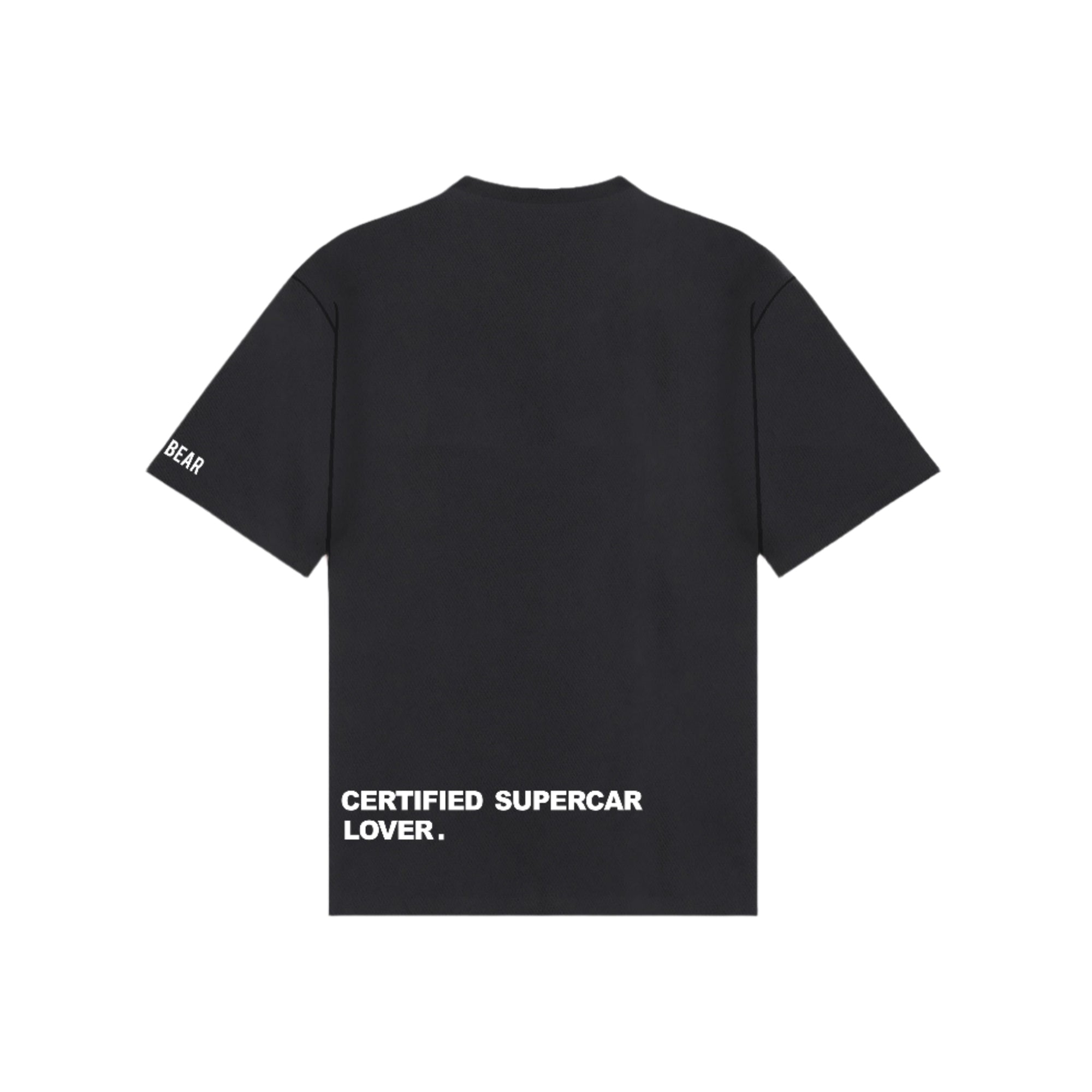 SUPERCAR LOVER TEE BLACK