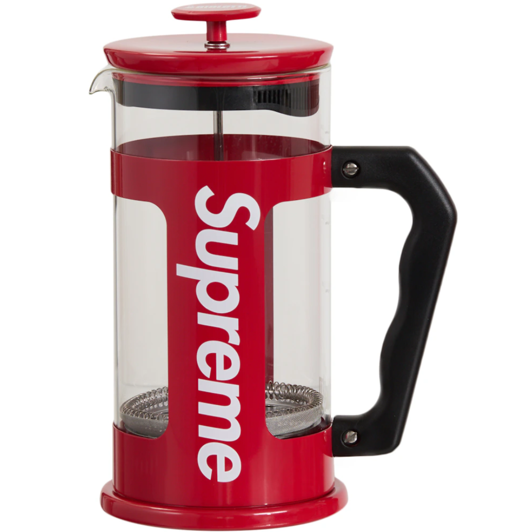 Supreme Bialetti 8-Cup French Press Red