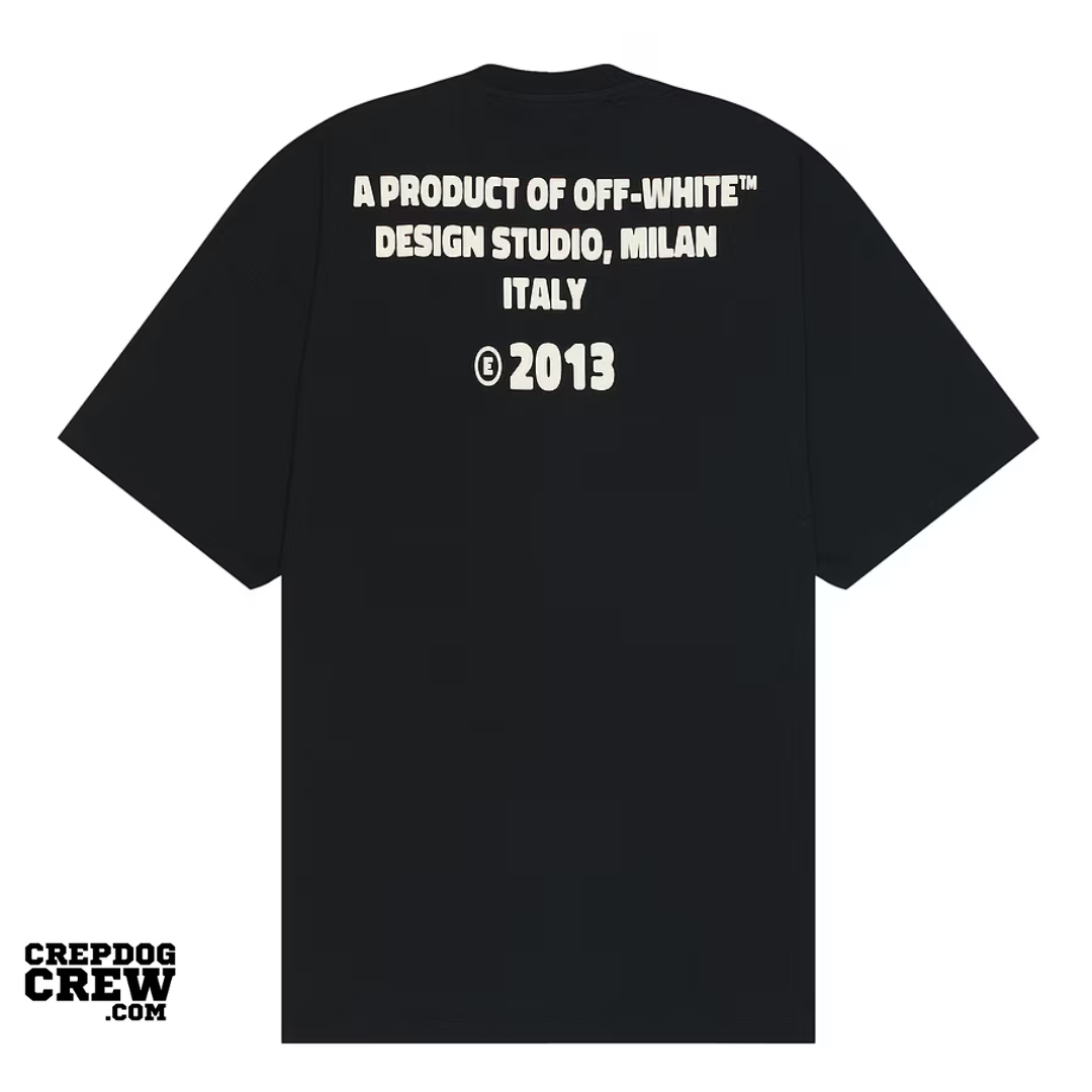 OFF-WHITE Crystal Round Logo Over T-Shirt