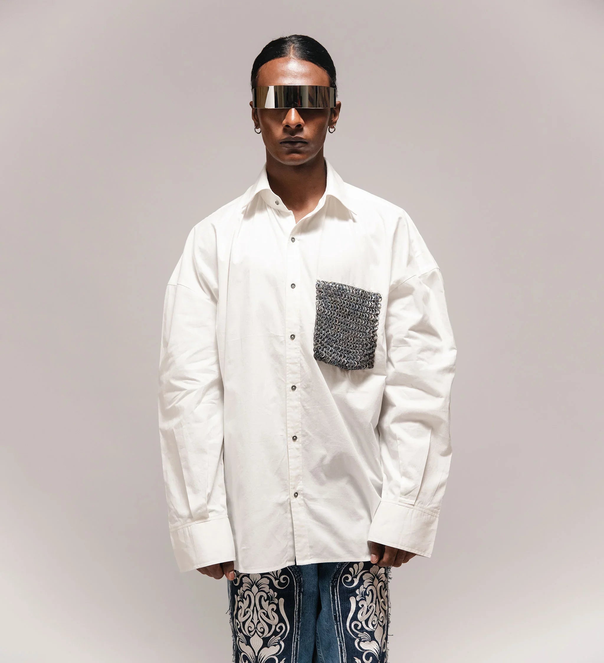 Iron Heart' Chainmail Armour Oversize Shirt