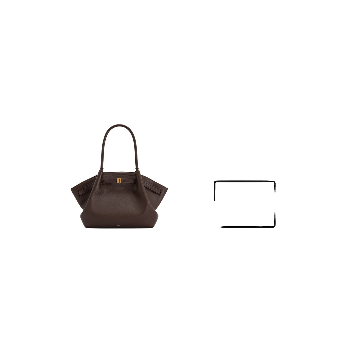 JW PEI Hana Medium Tote Bag - Dark Brown