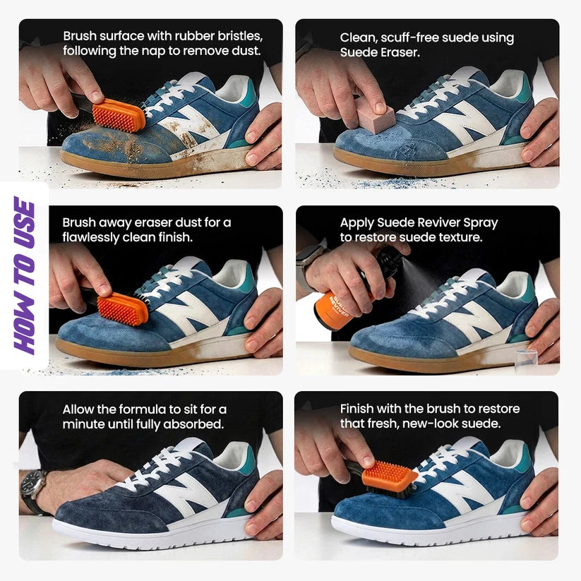 Sneakare Complete Suede & Nubuck Shoe Cleaning Kit