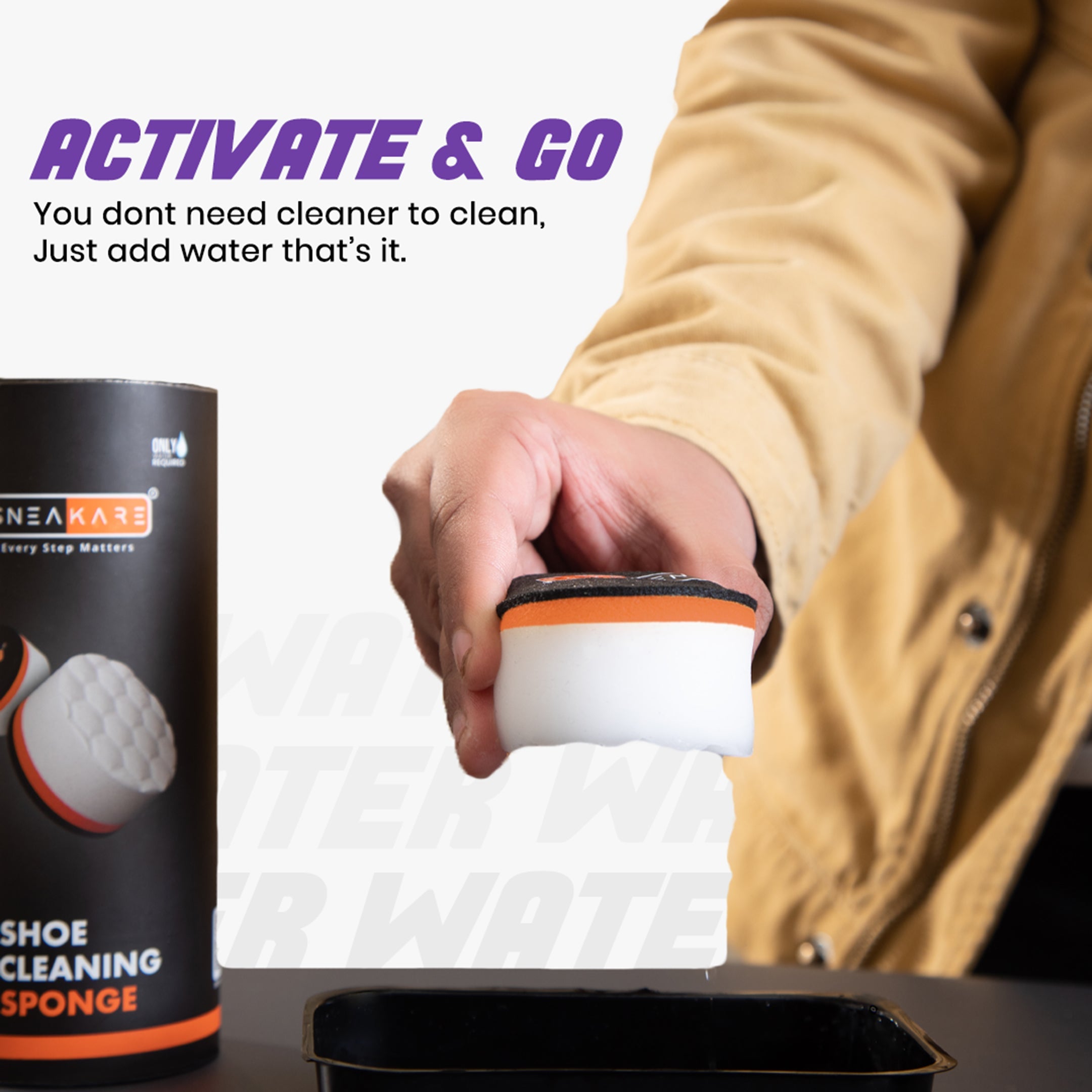 Quick Shoe Cleaning Sponge