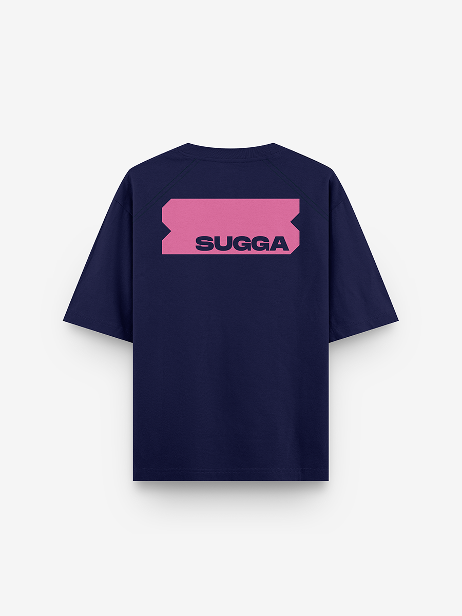 Sugga Stamp Tshirt - Navy Blue