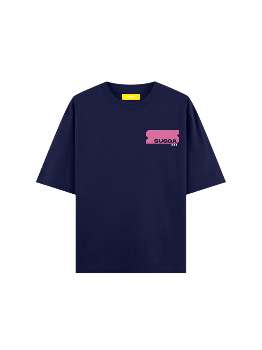 Sugga Stamp Tshirt - Navy Blue