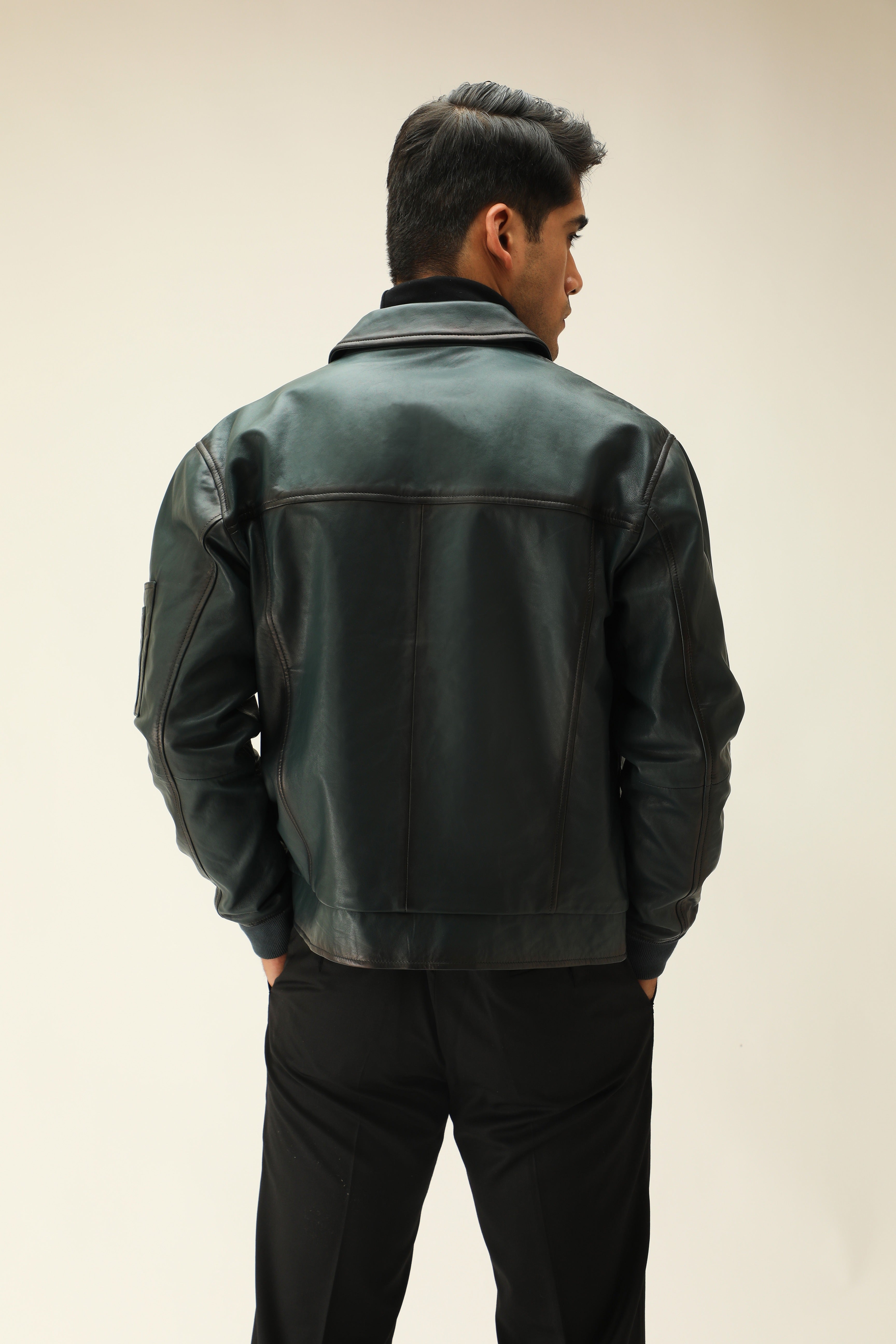 LEATHER AVIATION JACKET