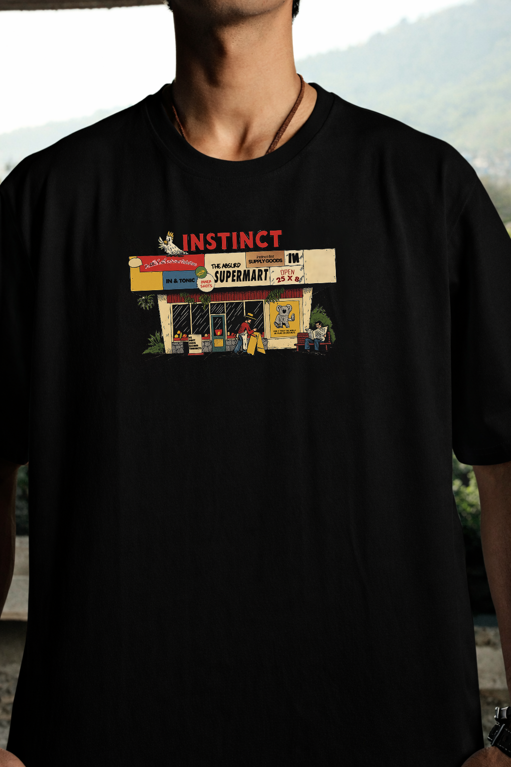 Supermarket - Relaxed Fit Tshirt (Black)