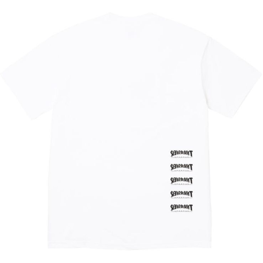 Supreme Thrasher Back Tail Tee White