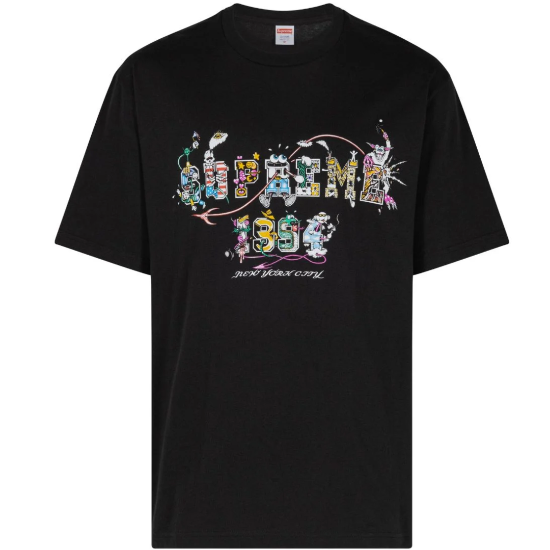 Supreme Varsity Tee Black