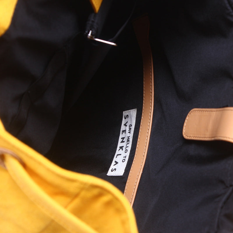 Svenklas Hagen Yellow Backpack | Svenklas | Streetwear Bag by Crepdog Crew