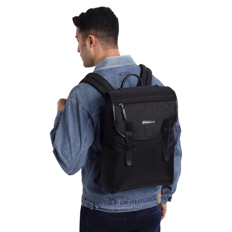 Svenklas Roscoe Black Backpack | Svenklas | Streetwear Bag by Crepdog Crew