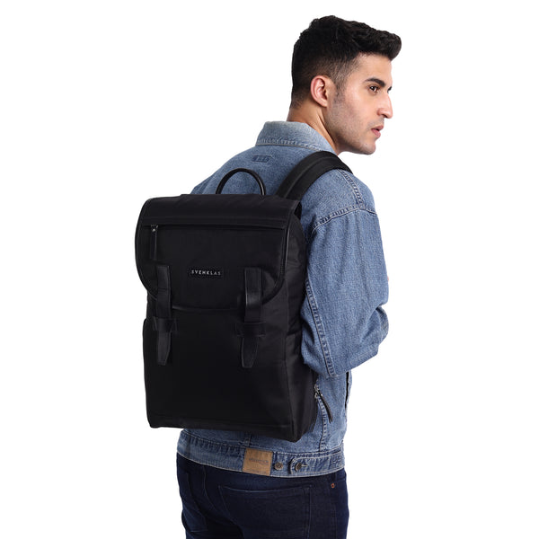Svenklas Roscoe Black Backpack|
