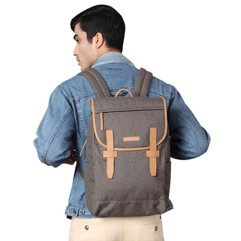 Svenklas Roscoe Earth Brown Backpack | Svenklas | Streetwear Bag by Crepdog Crew