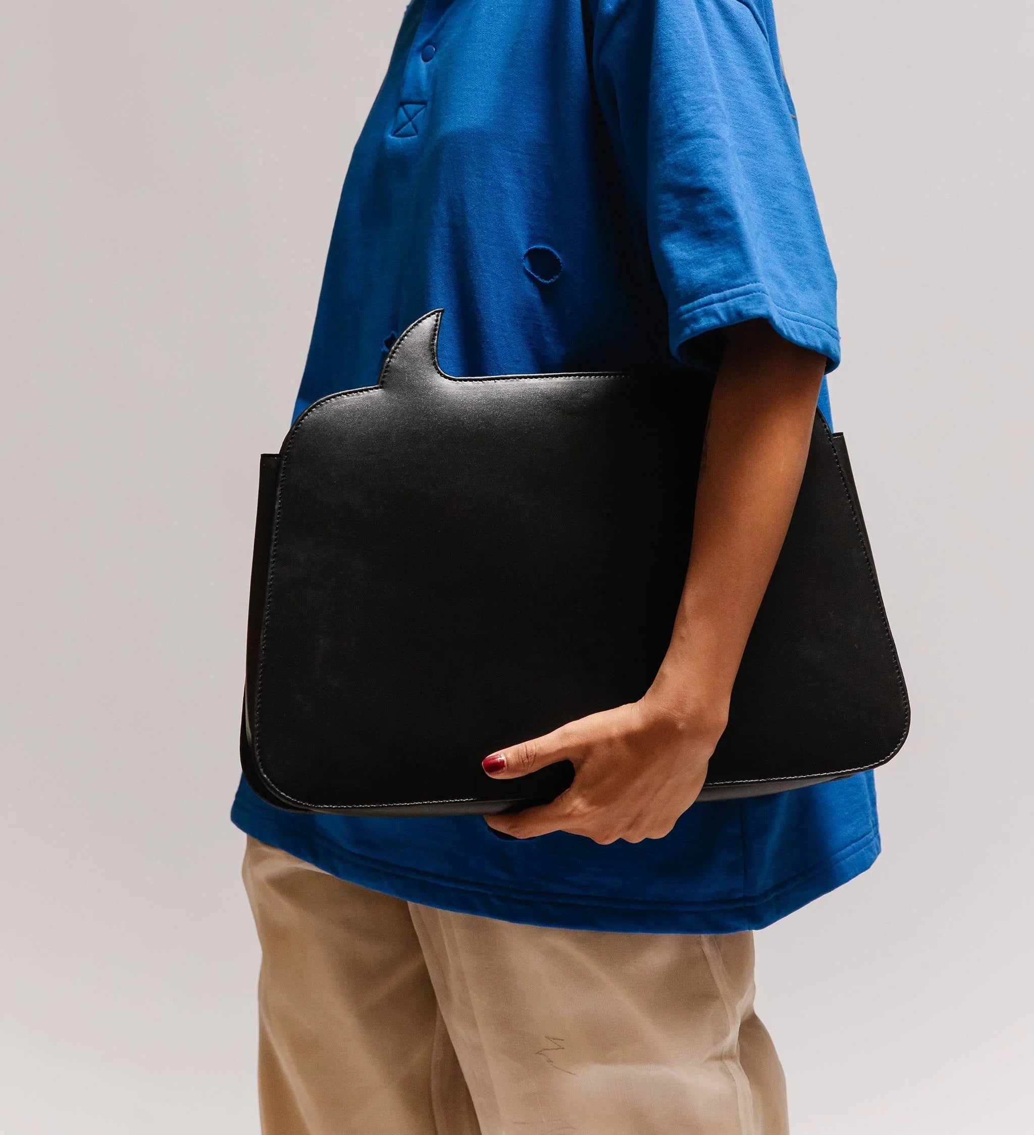 Enormous Thought Bubble' Vegan Leather Sleeve