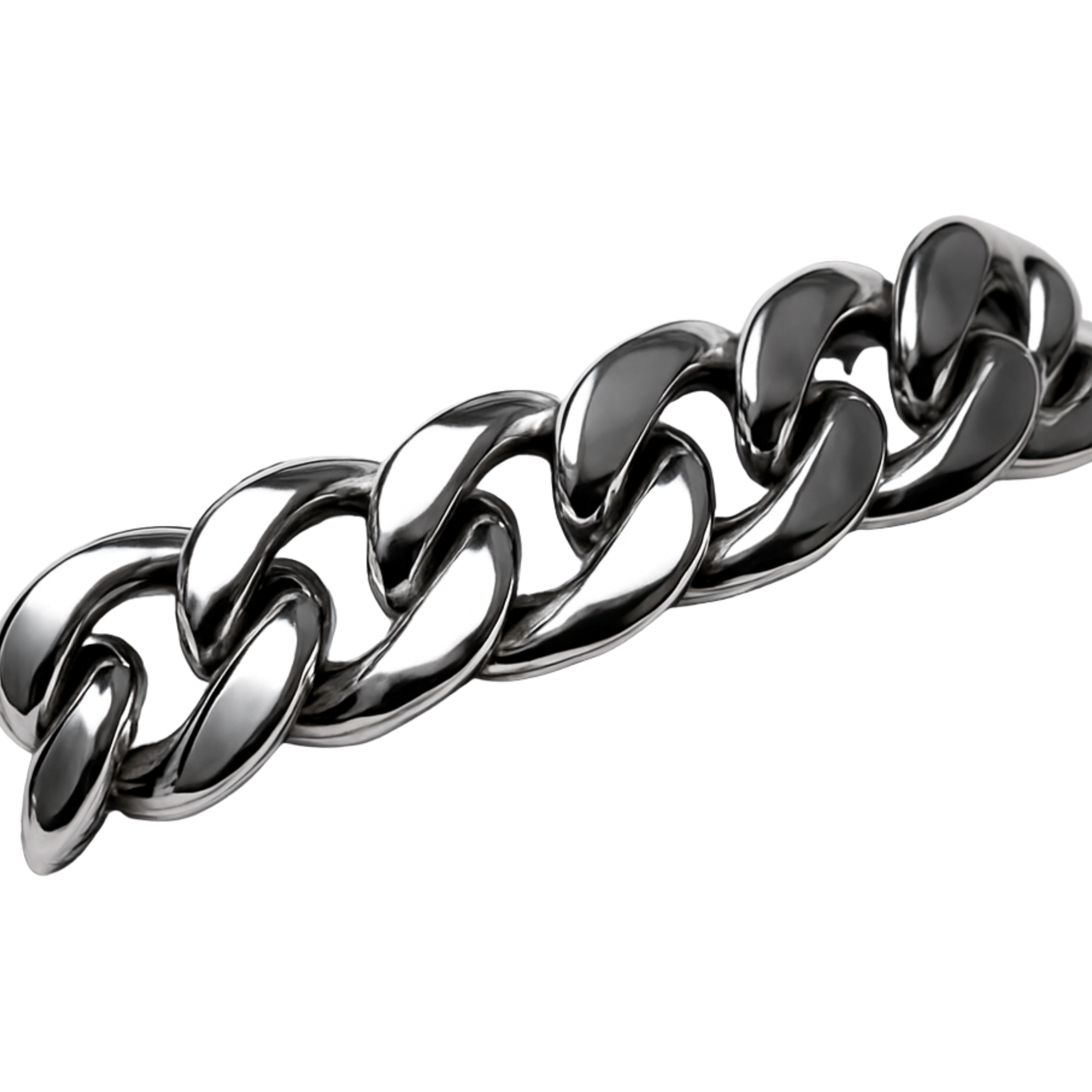 Silver Cuban Link Shoe Chains | Premium Sneaker Accessories – KNOTTY