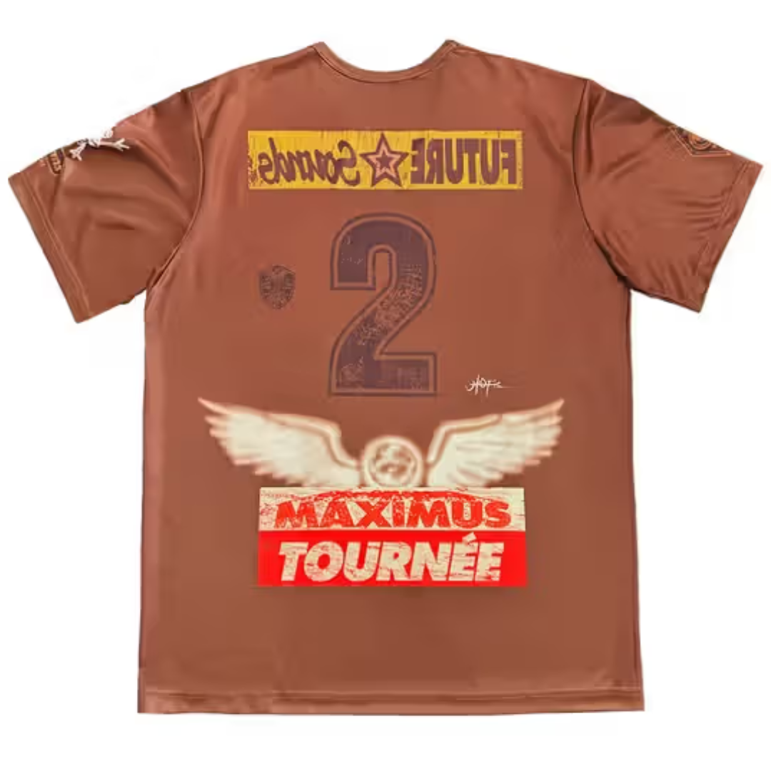 Travis Scott Circus Maximus Soccer Jersey Brown