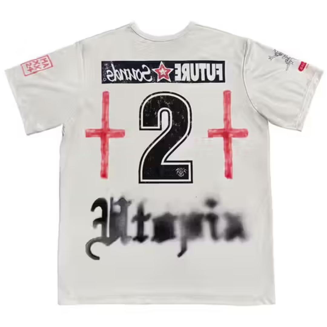 Travis Scott England Soccer Jersey White