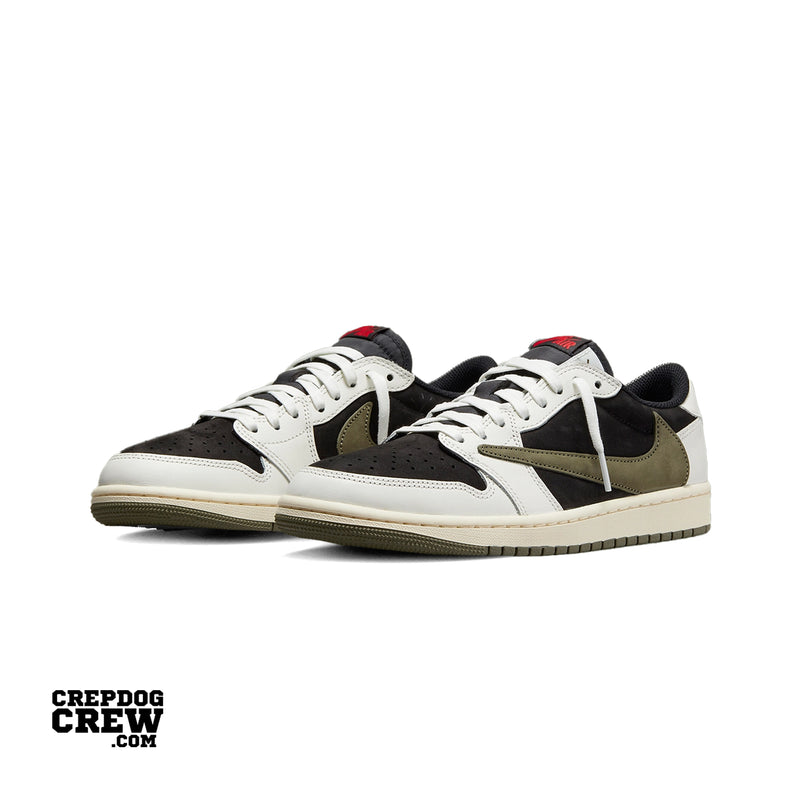 Jordan 1 Retro Low OG SP
Travis Scott Olive | Nike Air Jordan | Sneaker Shoes by Crepdog Crew