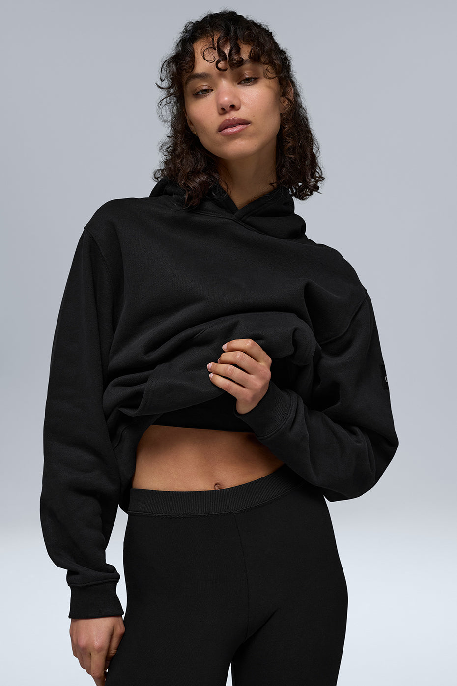 alo Renown Heavy Weight Hoodie - Black