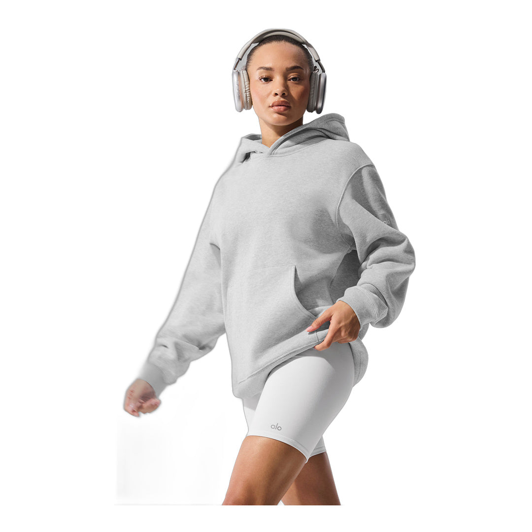 alo Renown Heavy Weight Hoodie - Athletic Heather Grey