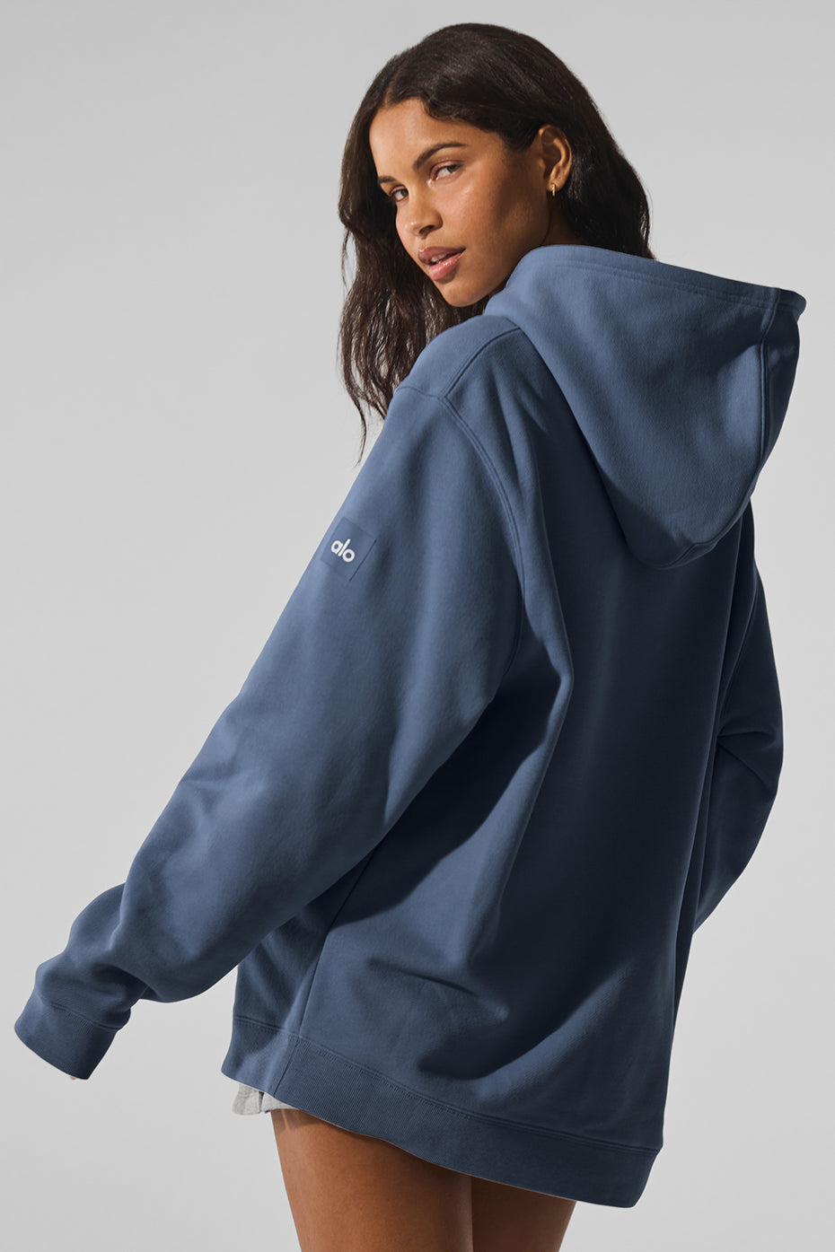 alo Renown Heavy Weight Hoodie - Bluestone