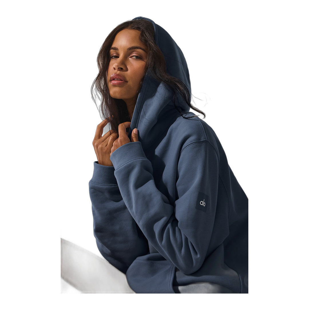 alo Renown Heavy Weight Hoodie - Bluestone