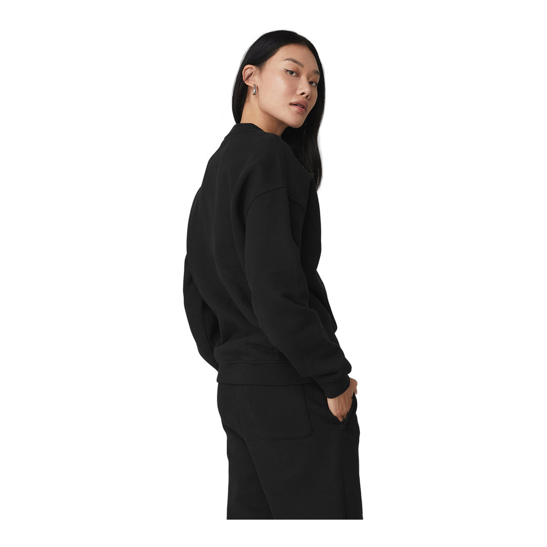 alo Renown Heavy Weight Crew Neck Pullover - Black