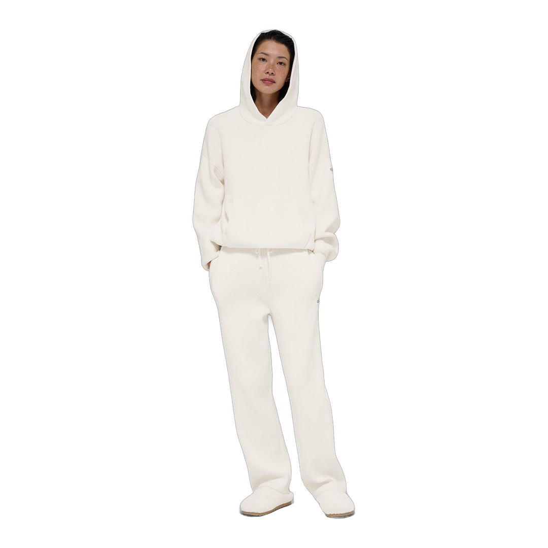 alo Scholar Hooded Sweater - Ivory