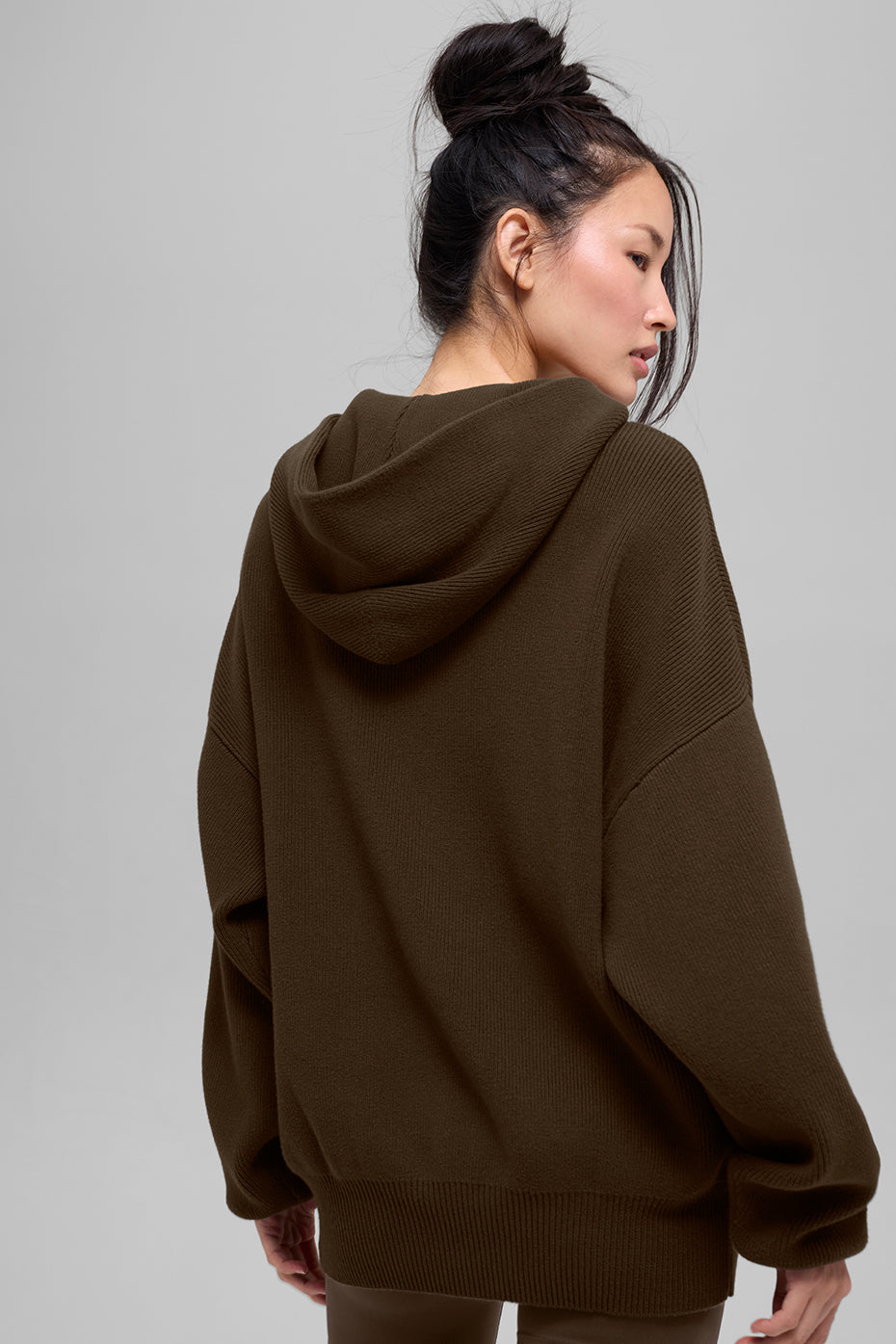 alo Scholar Hooded Sweater - Espresso
