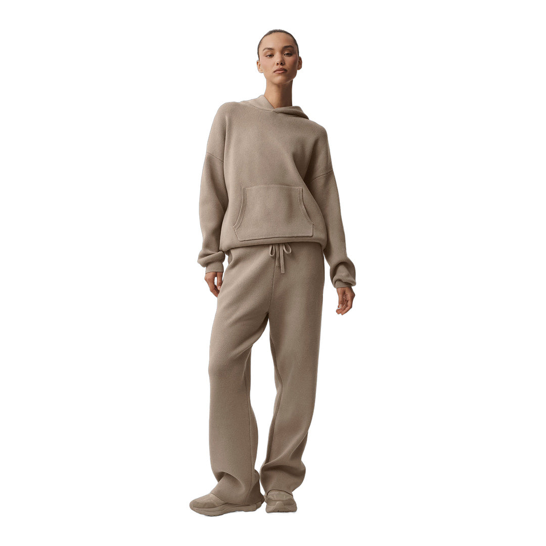 alo Scholar Hooded Sweater - Gravel