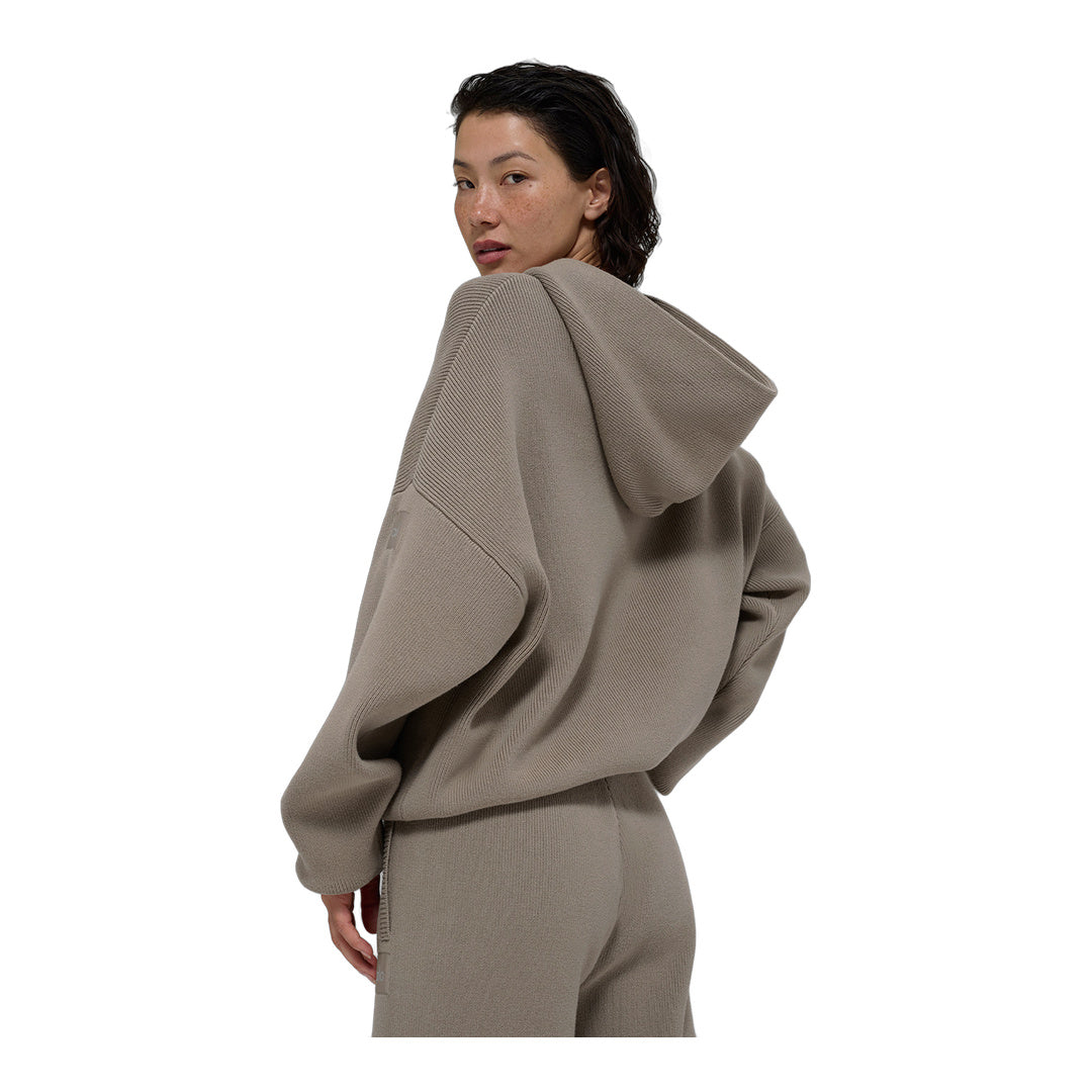 alo Scholar Hooded Sweater - Light Cocoa