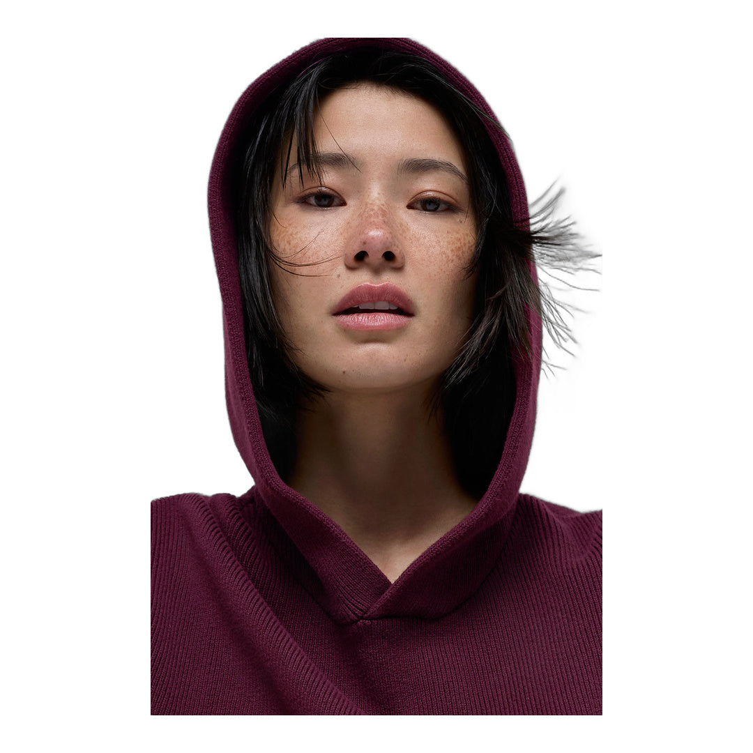 alo Scholar Hooded Sweater - Burgundy
