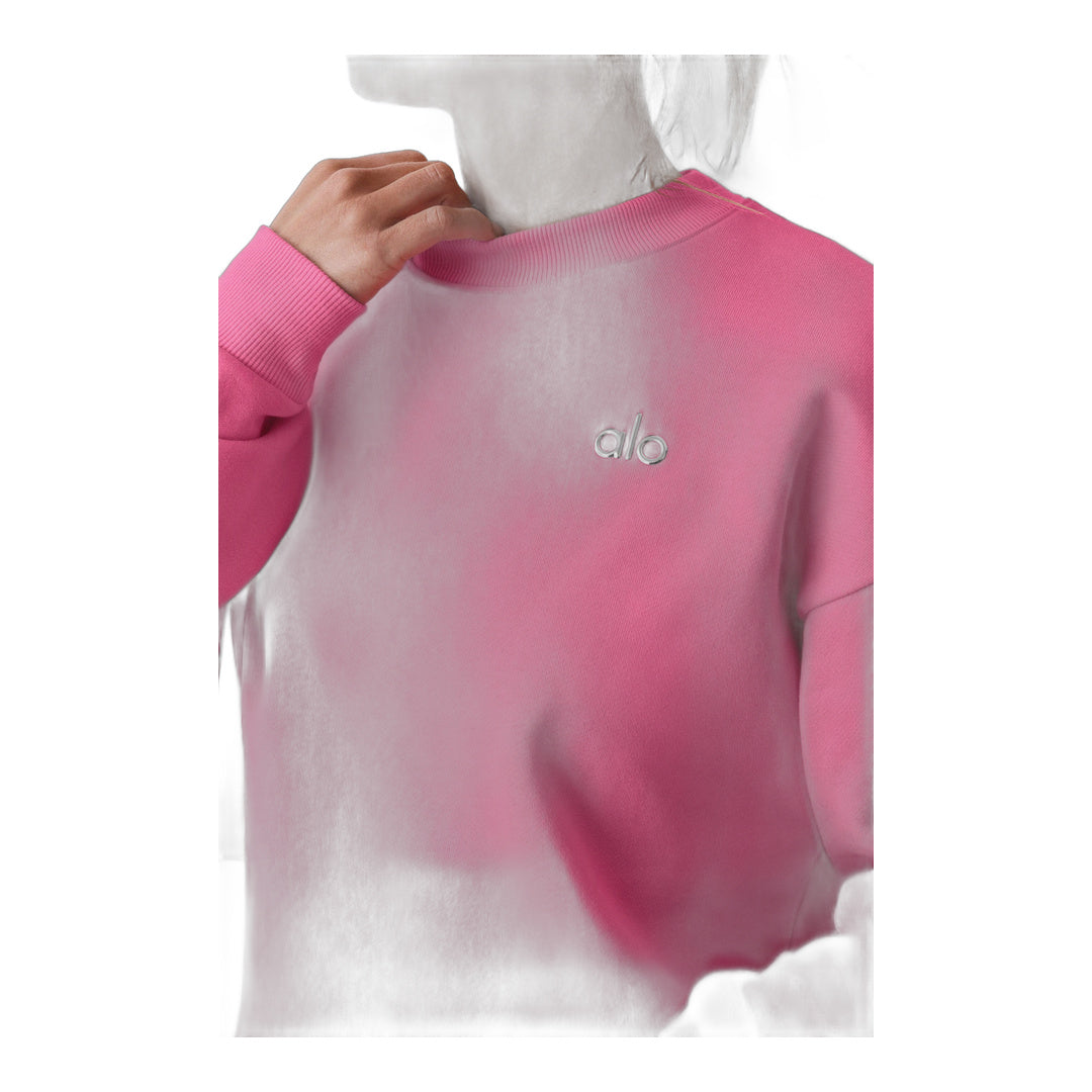 alo Accolade Crew Neck Pullover - Paradise Pink