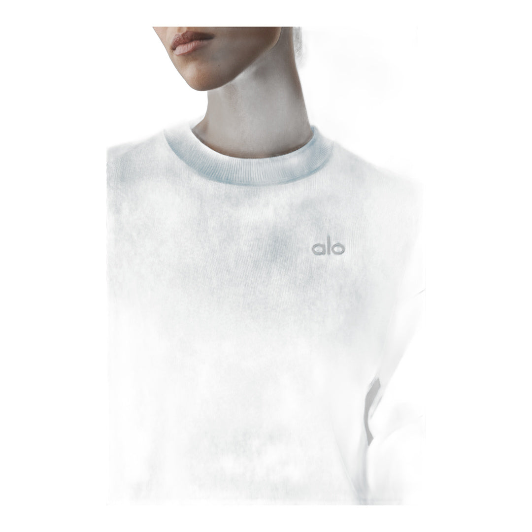 alo Accolade Crew Neck Pullover - Azure Blue