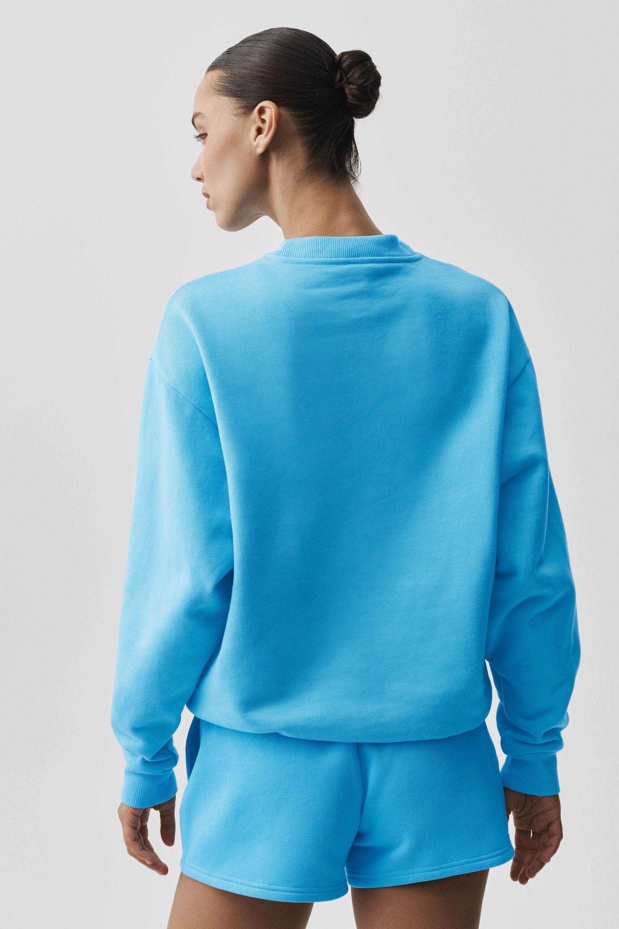 alo Accolade Crew Neck Pullover - Azure Blue