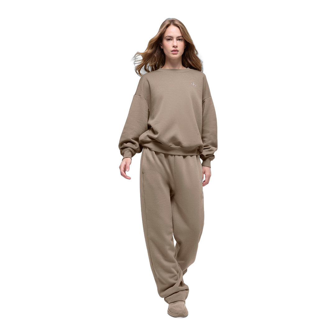 alo Accolade Crew Neck Pullover - Gravel